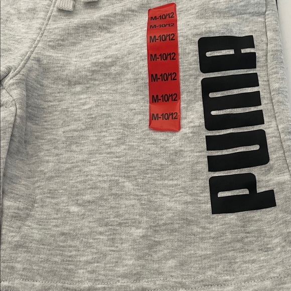 PUMA Short Youth 2 Pack All-Day Comfort Boys Black/Gray Size M-10/12 /Z5 - Picture 7 of 12